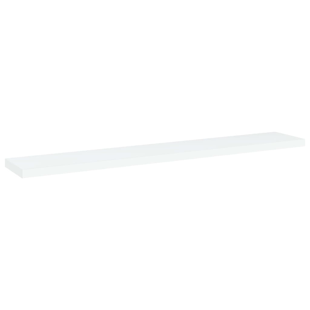 Panneaux de bibliothèque 4 pcs blanc bois d’ingénierie