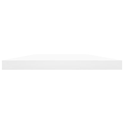 Panneaux de bibliothèque 4 pcs blanc bois d’ingénierie