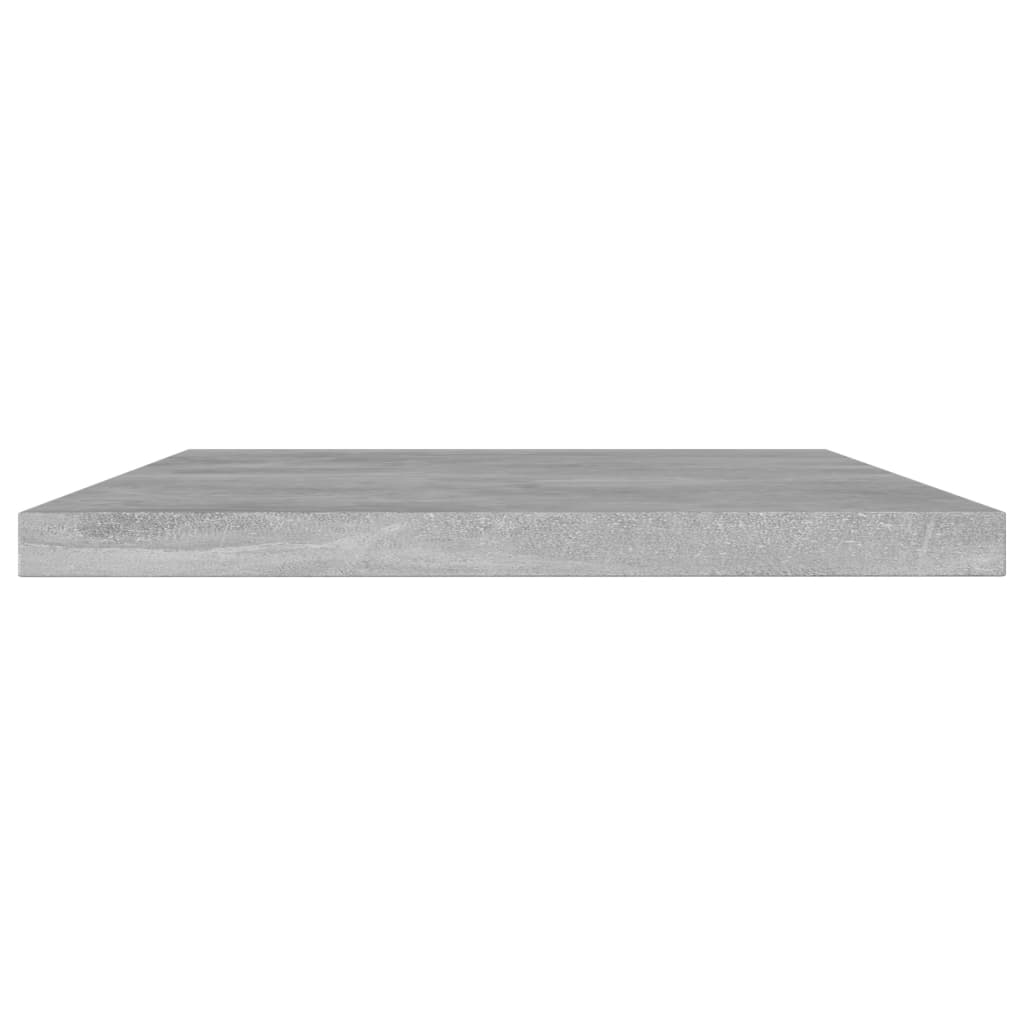 Panneaux de bibliothèque 4 pcs gris béton bois d’ingénierie