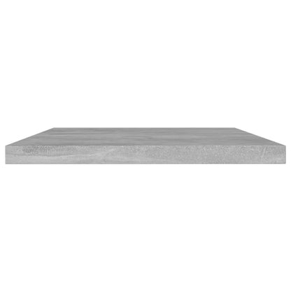 Panneaux de bibliothèque 4 pcs gris béton bois d’ingénierie