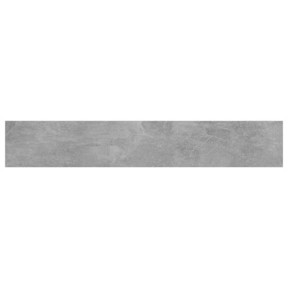 Panneaux de bibliothèque 4 pcs gris béton bois d’ingénierie