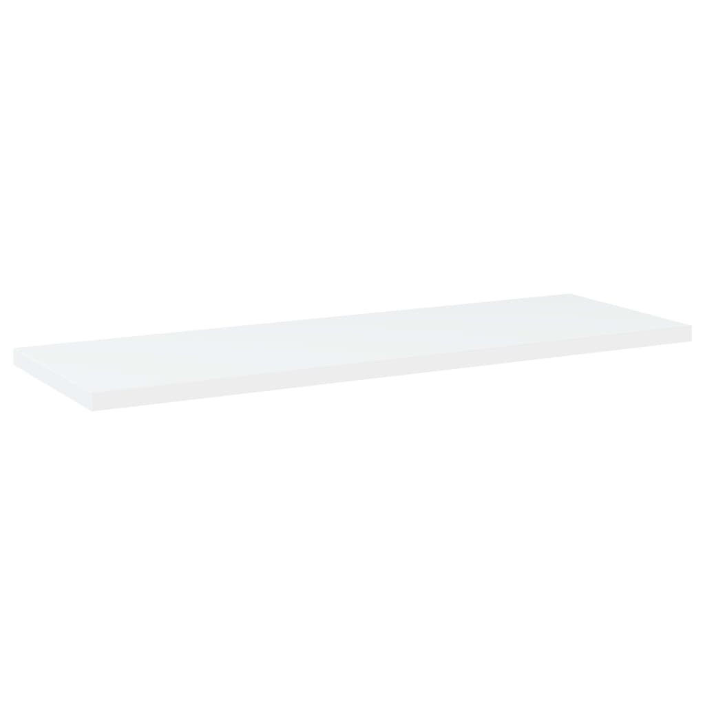 Panneaux de bibliothèque 4 pcs blanc bois d’ingénierie