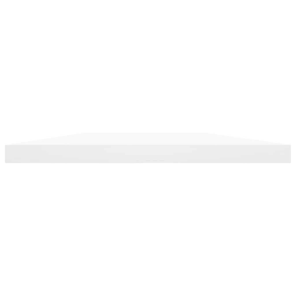 Panneaux de bibliothèque 4 pcs blanc bois d’ingénierie