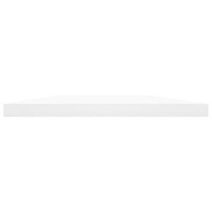Panneaux de bibliothèque 4 pcs blanc bois d’ingénierie