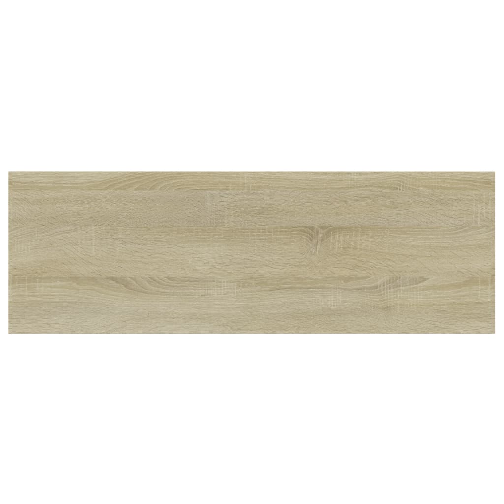 Panneau de bibliothèque 4pcs Chêne sonoma 60x20x1,5cm Aggloméré