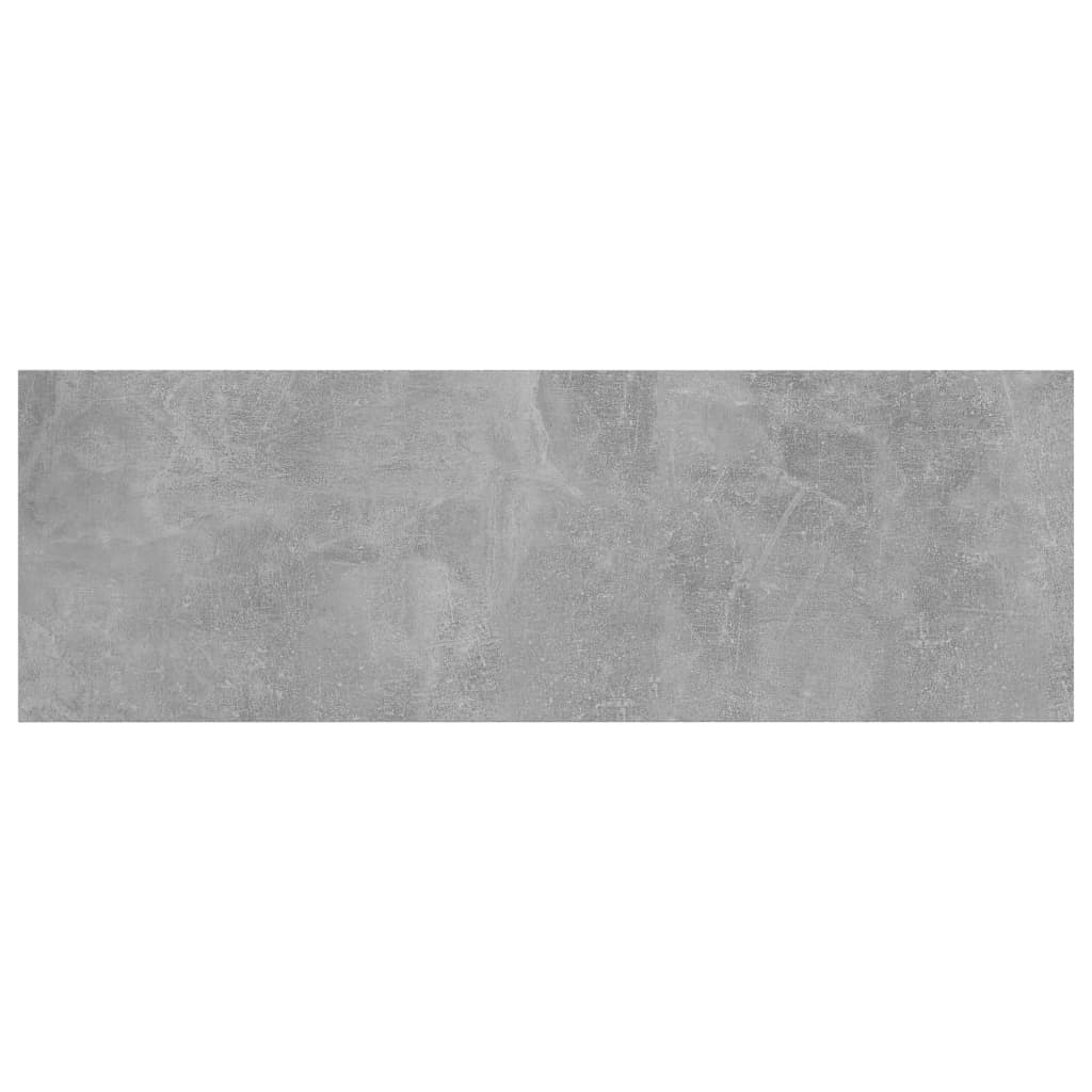Panneaux de bibliothèque 4 pcs Gris béton 60x20x1,5cm Aggloméré