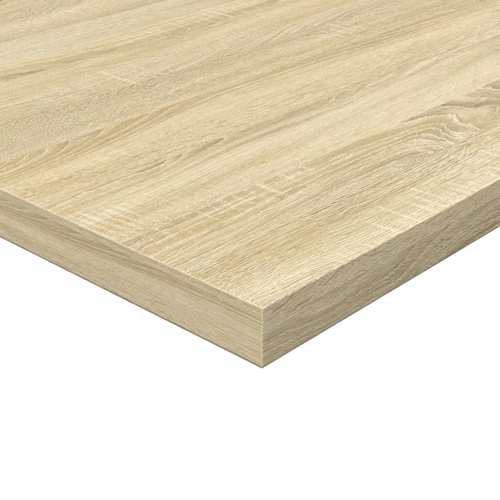 Panneau de bibliothèque 4pcs Chêne sonoma 60x30x1,5cm Aggloméré