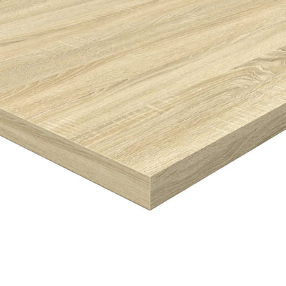 Panneau de bibliothèque 4pcs Chêne sonoma 60x30x1,5cm Aggloméré