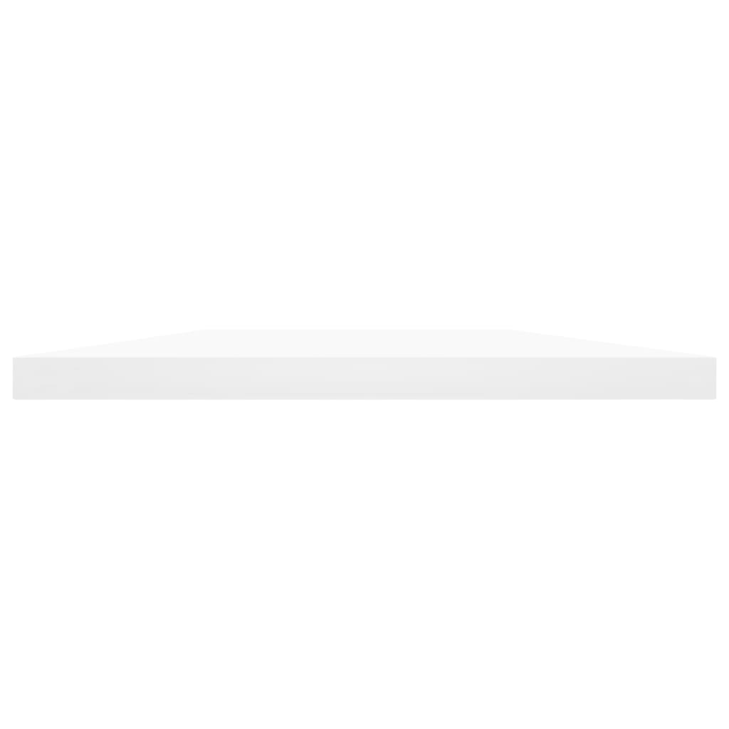 Panneaux de bibliothèque 4 pcs blanc bois d’ingénierie