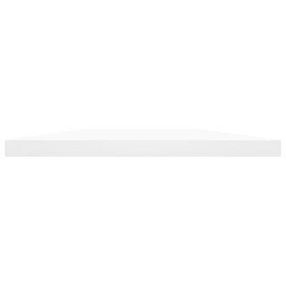 Panneaux de bibliothèque 4 pcs blanc bois d’ingénierie