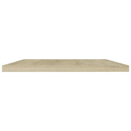 Panneau de bibliothèque 4 pcs chêne sonoma bois d’ingénierie