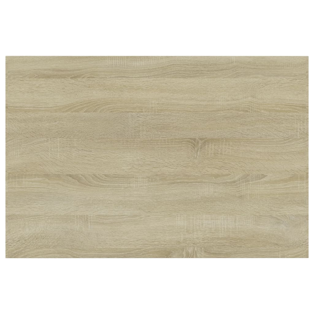 Panneau de bibliothèque 4 pcs chêne sonoma bois d’ingénierie