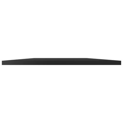 Panneaux de bibliothèque 8 pcs noir brillant bois d’ingénierie