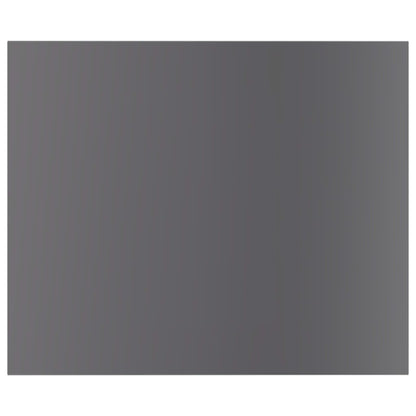 Panneaux de bibliothèque 8 pcs gris brillant bois d’ingénierie