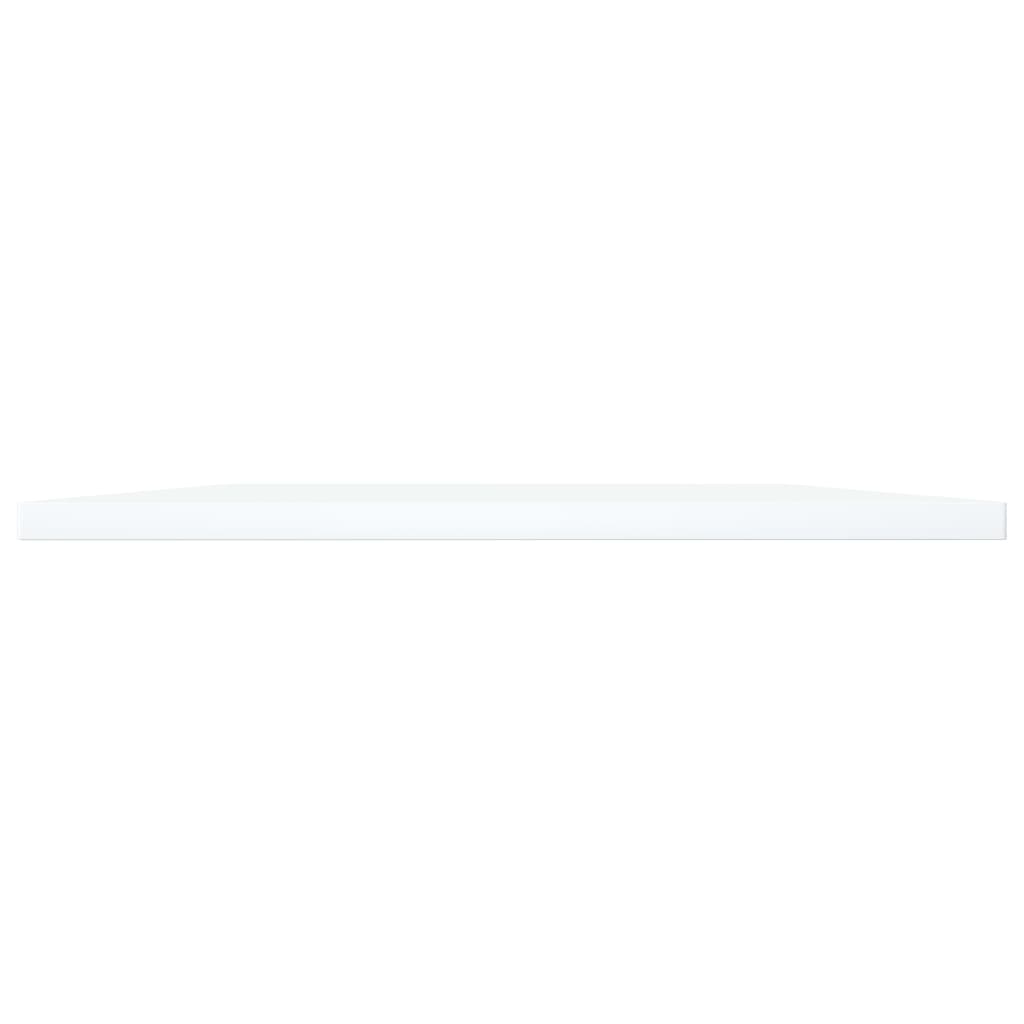 Panneaux de bibliothèque 4 pcs blanc bois d’ingénierie