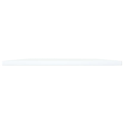 Panneaux de bibliothèque 4 pcs blanc bois d’ingénierie