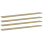 Panneaux bibliothèque 4 pcs Chêne sonoma 100x10x1,5cm Aggloméré