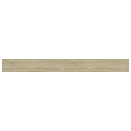Panneaux bibliothèque 4 pcs Chêne sonoma 100x10x1,5cm Aggloméré