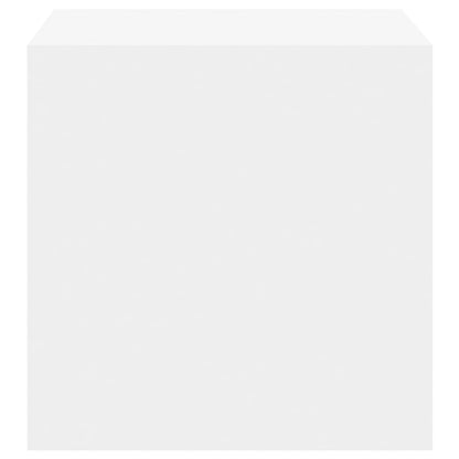 Armoires murales 2 pcs Blanc 37x37x37 cm Bois d’ingénierie