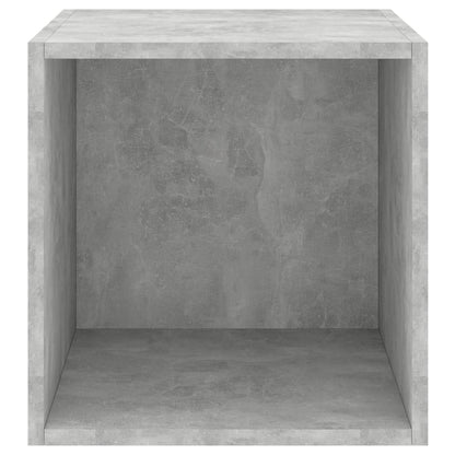 Armoires murales 2 pcs Gris béton 37x37x37 cm Bois d’ingénierie