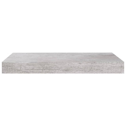 Étagères murales flottantes 4 pcs gris béton 40x23x3,8 cm MDF