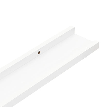 Étagères murales 4 pcs Blanc 40x9x3 cm
