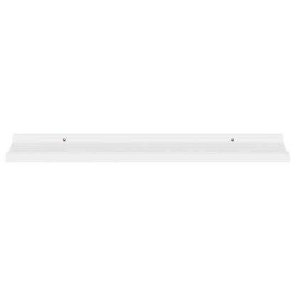 Étagères murales 4 pcs Blanc 80x9x3 cm