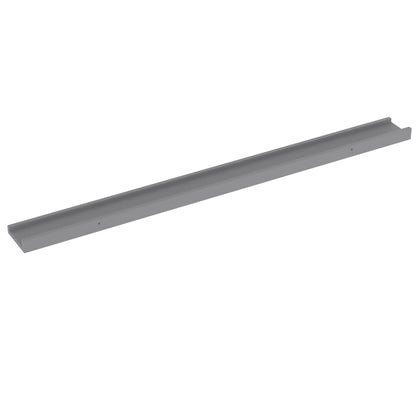 Étagères murales 2 pcs Gris 100x9x3 cm