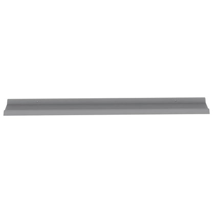Étagères murales 2 pcs Gris 115x9x3 cm