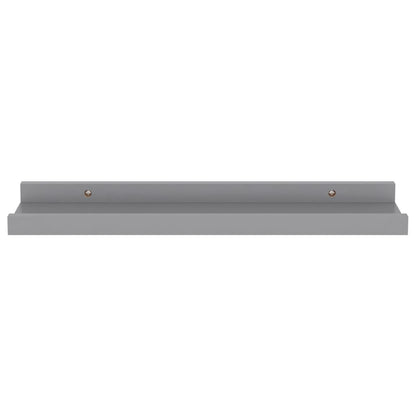 Étagères murales 4 pcs Gris 40x9x3 cm