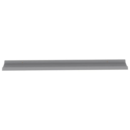 Étagères murales 4 pcs Gris 115x9x3 cm