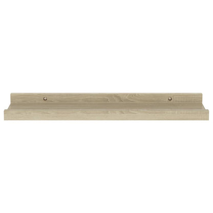 Étagères murales 4 pcs chêne sonoma 40x9x3 cm