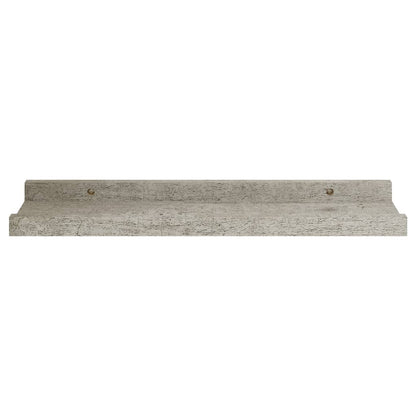 Étagères murales 2 pcs Gris béton 40x9x3 cm