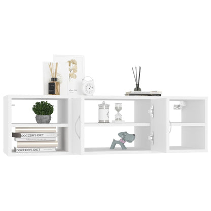 Étagère murale Blanc 102x30x29 cm Bois d’ingénierie