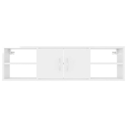 Étagère murale Blanc brillant 102x30x29 cm Bois d’ingénierie