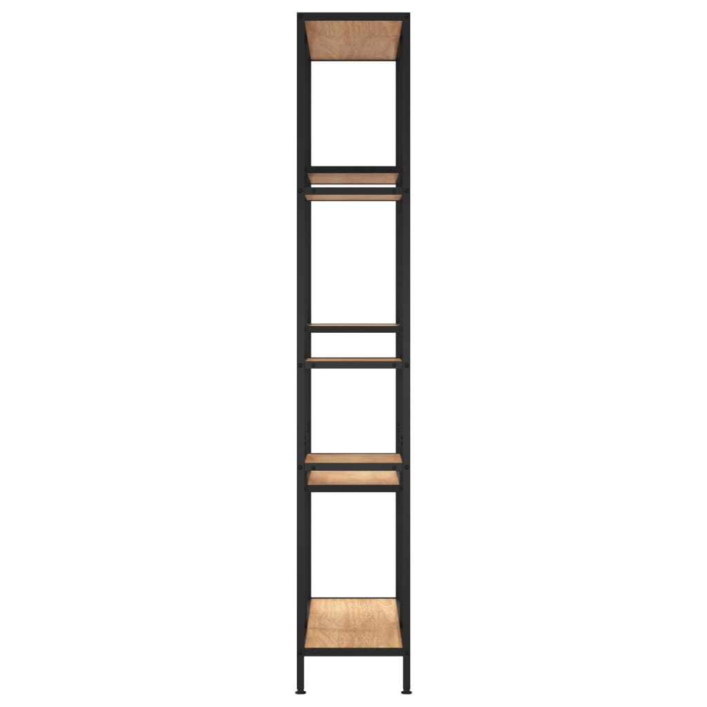 Étagère à livres 80x30x180 cm Acier et bois d'ingénierie