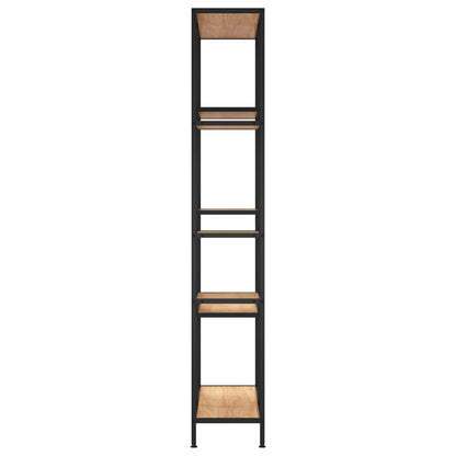 Étagère à livres 80x30x180 cm Acier et bois d'ingénierie