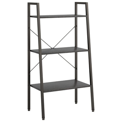 Étagère sur pied 3 niveaux Noir 56x35x108 cm