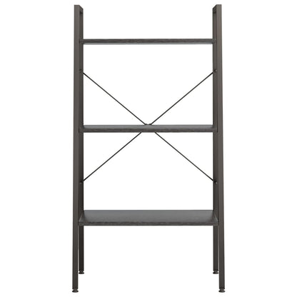 Étagère sur pied 3 niveaux Noir 56x35x108 cm
