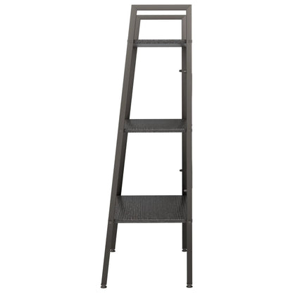 Étagère sur pied 3 niveaux Noir 56x35x108 cm