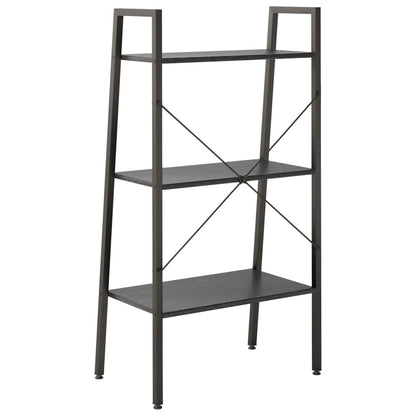 Étagère sur pied 3 niveaux Noir 56x35x108 cm