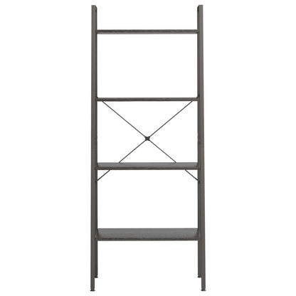 Étagère sur pied 4 niveaux Noir 56x35x140 cm