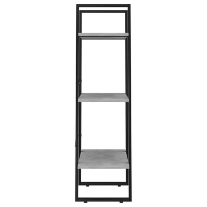 Étagère de rangement gris béton 60x30x105 cm bois d'ingénierie