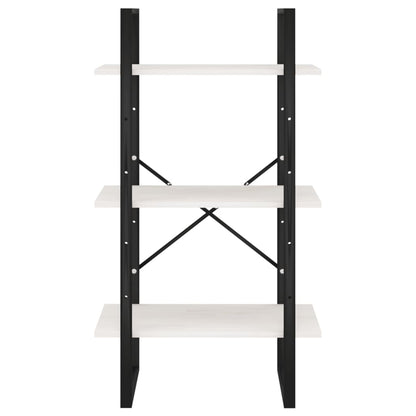 Étagère de rangement Blanc 60x30x105 cm Bois de pin massif