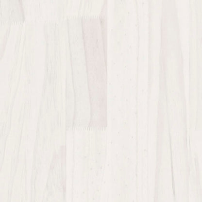 Étagère de rangement Blanc 60x30x105 cm Bois de pin massif