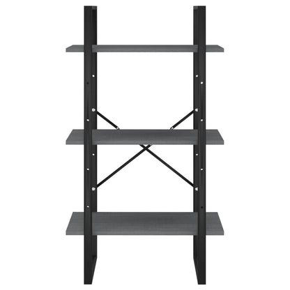 Étagère de rangement Gris 60x30x105 cm Bois de pin massif
