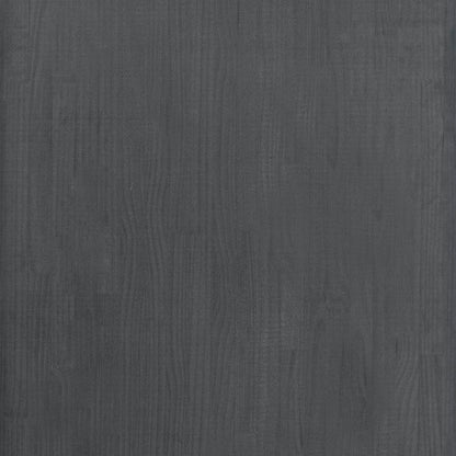 Étagère de rangement Gris 60x30x105 cm Bois de pin massif