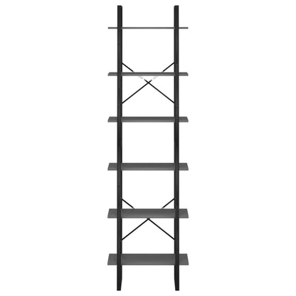 Étagère de rangement Gris 60x30x210 cm Bois d'ingénierie