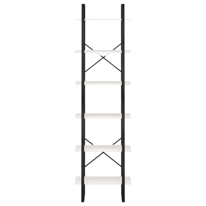 Étagère de rangement Blanc 60x30x210 cm Bois de pin massif