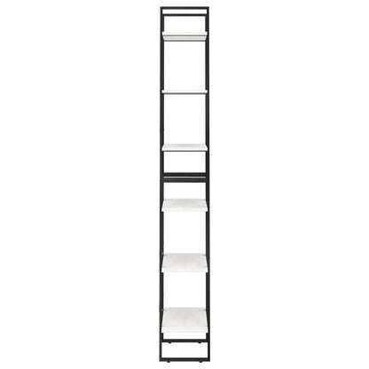 Étagère de rangement Blanc 60x30x210 cm Bois de pin massif